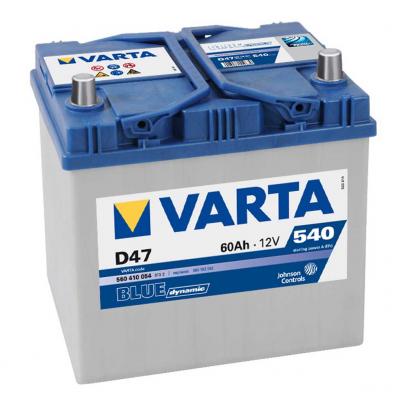 Varta Blue Dynamic D47 akkumulátor, 12V 60Ah 540A J+ Japán